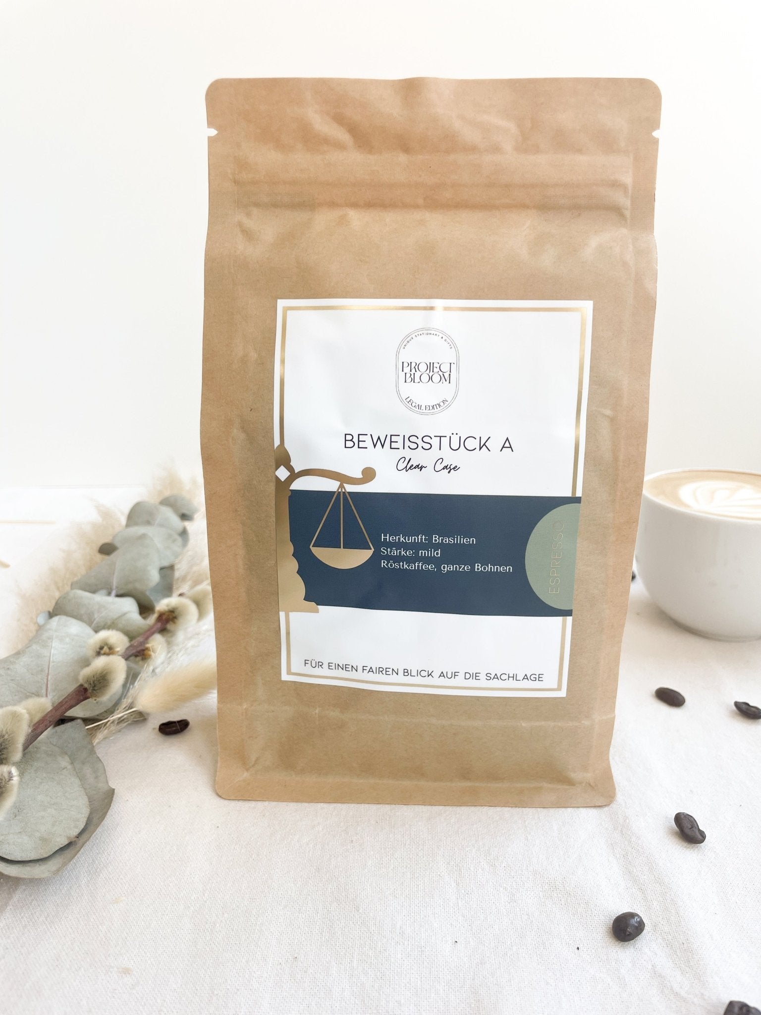 Espresso Geschenk für Juristen – Beweisstück A | 250g