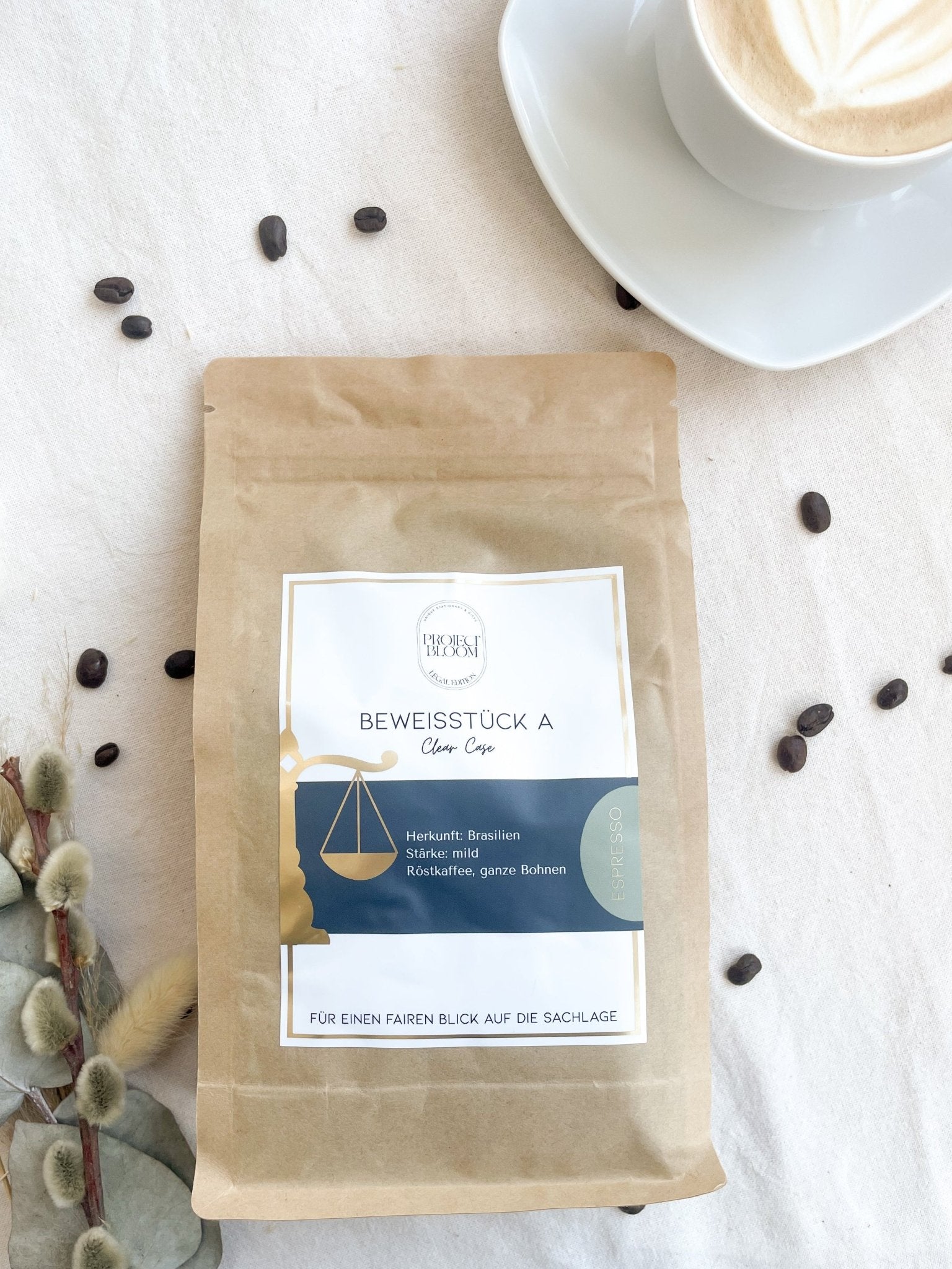 Espresso Geschenk für Juristen – Beweisstück A | 250g