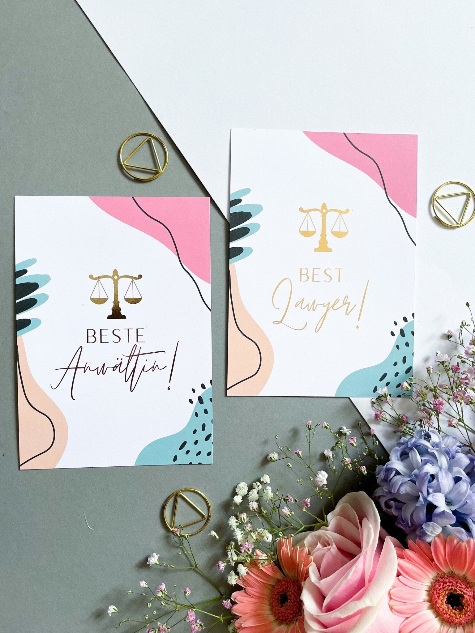 Beste Anwältin Postkarte - Juristische Karte für die Beste Anwältin oder angehende Anwältin - Best Lawyer
