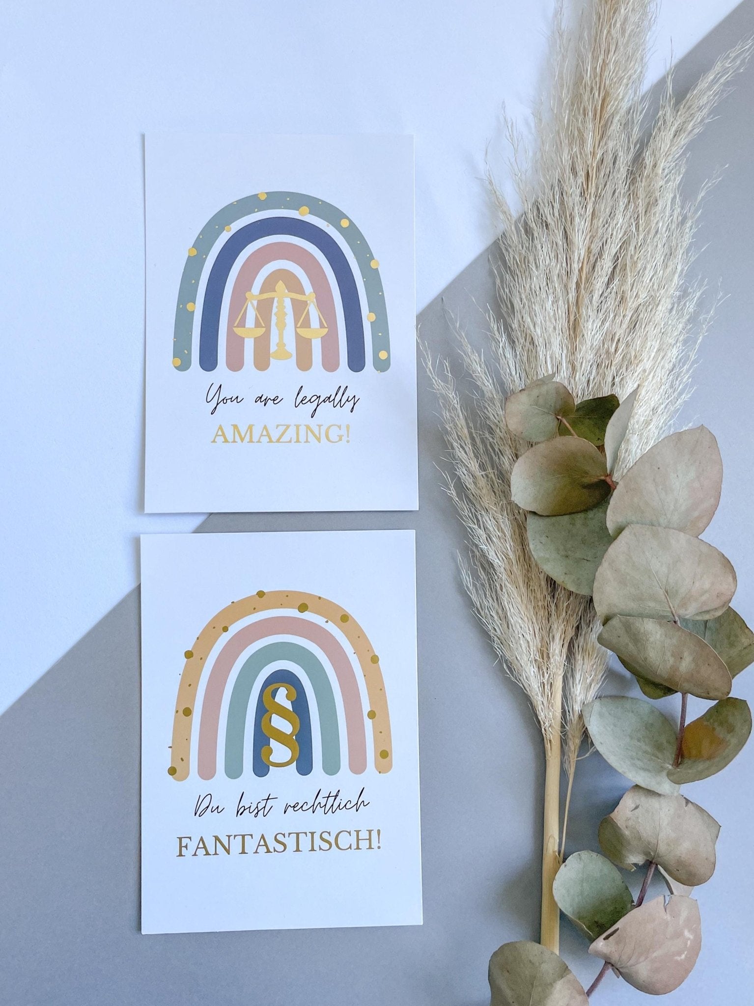 Legally Amazing - special postcard for law -lovers - rechtlich fantastisch