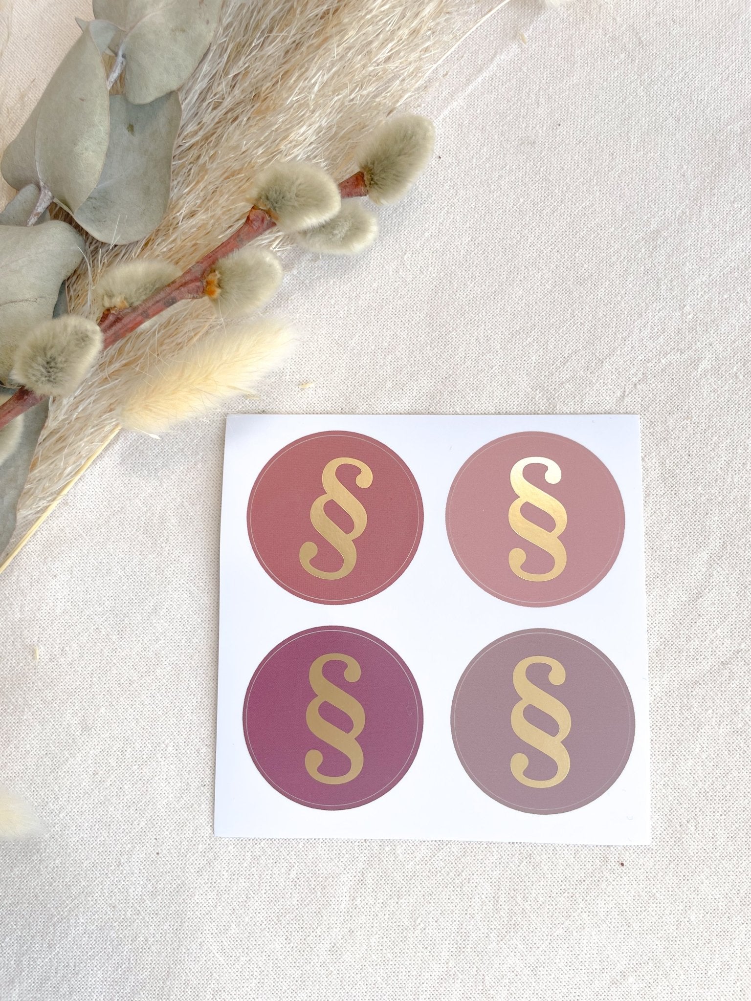 Sticker „Paragraph" – Goldfolien-Aufkleber Set für Juristen, Anwälte & Kanzleien