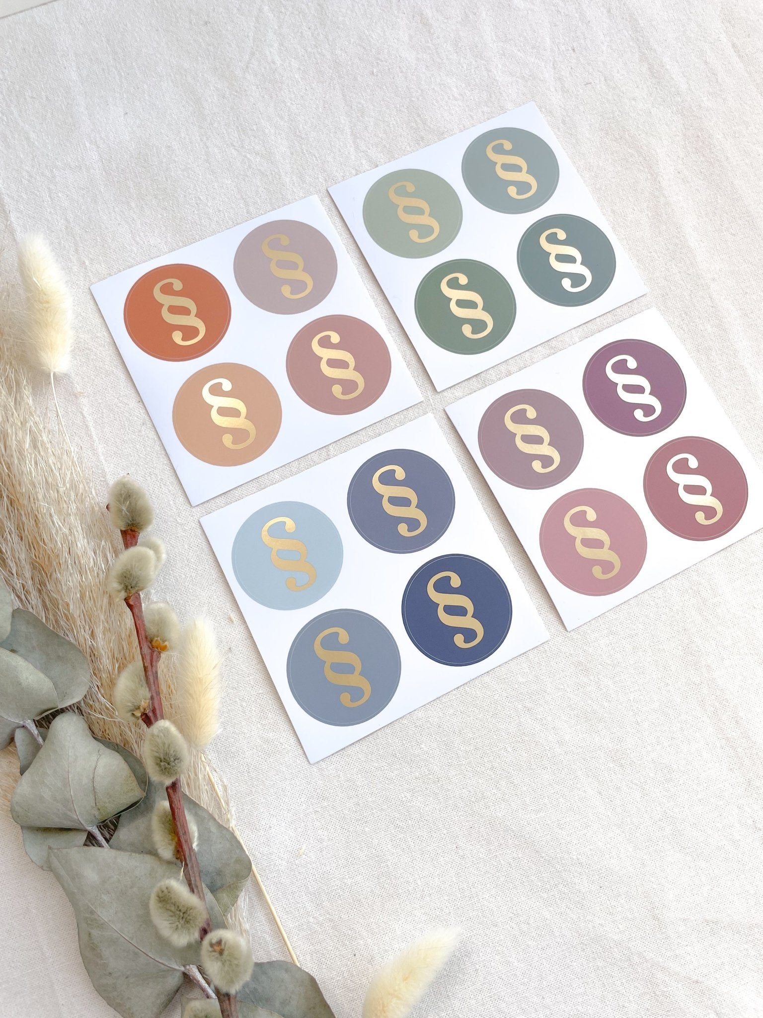 Sticker „Paragraph" – Goldfolien-Aufkleber Set für Juristen, Anwälte & Kanzleien