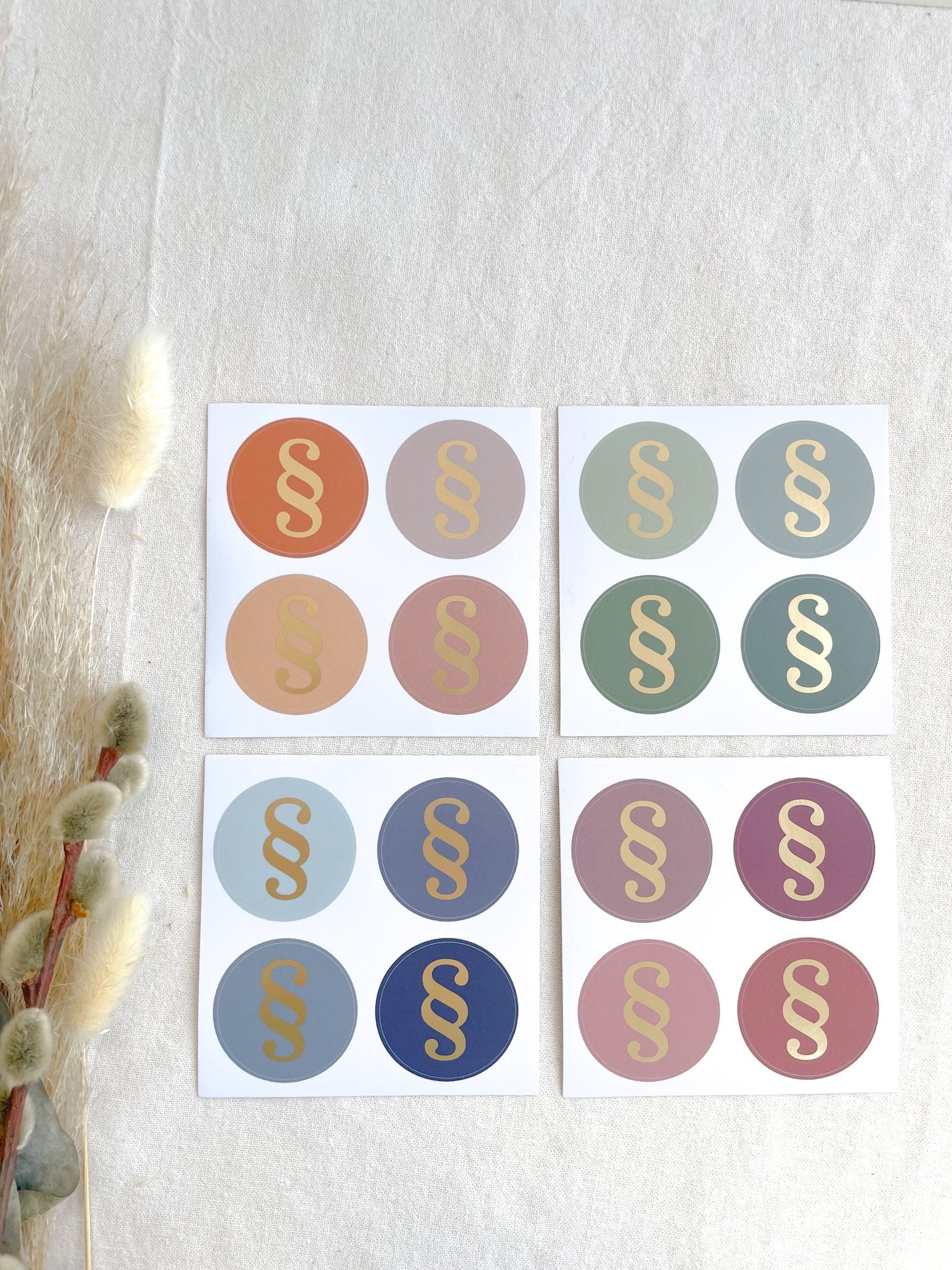 Sticker „Paragraph" – Goldfolien-Aufkleber Set für Juristen, Anwälte & Kanzleien