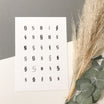 Paragraphen-Design Postkarte – Geschenk für Juristen, Juristinnen, Anwälte & Richter | DIN A6 Karte