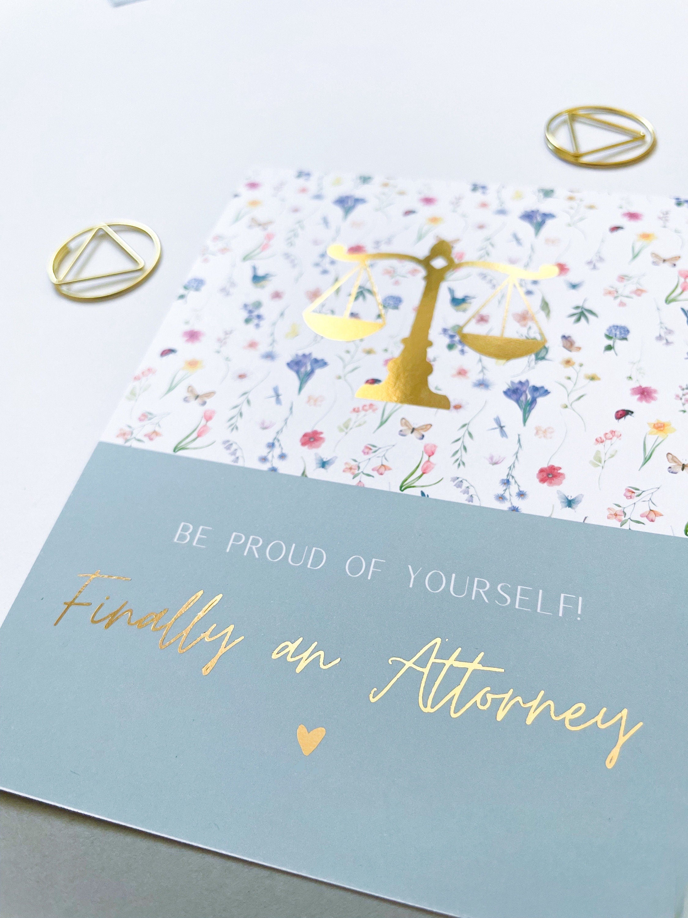 Finally an Attorney - Legal card for newly qualified lawyers/Attorney - Endlich Anwältin