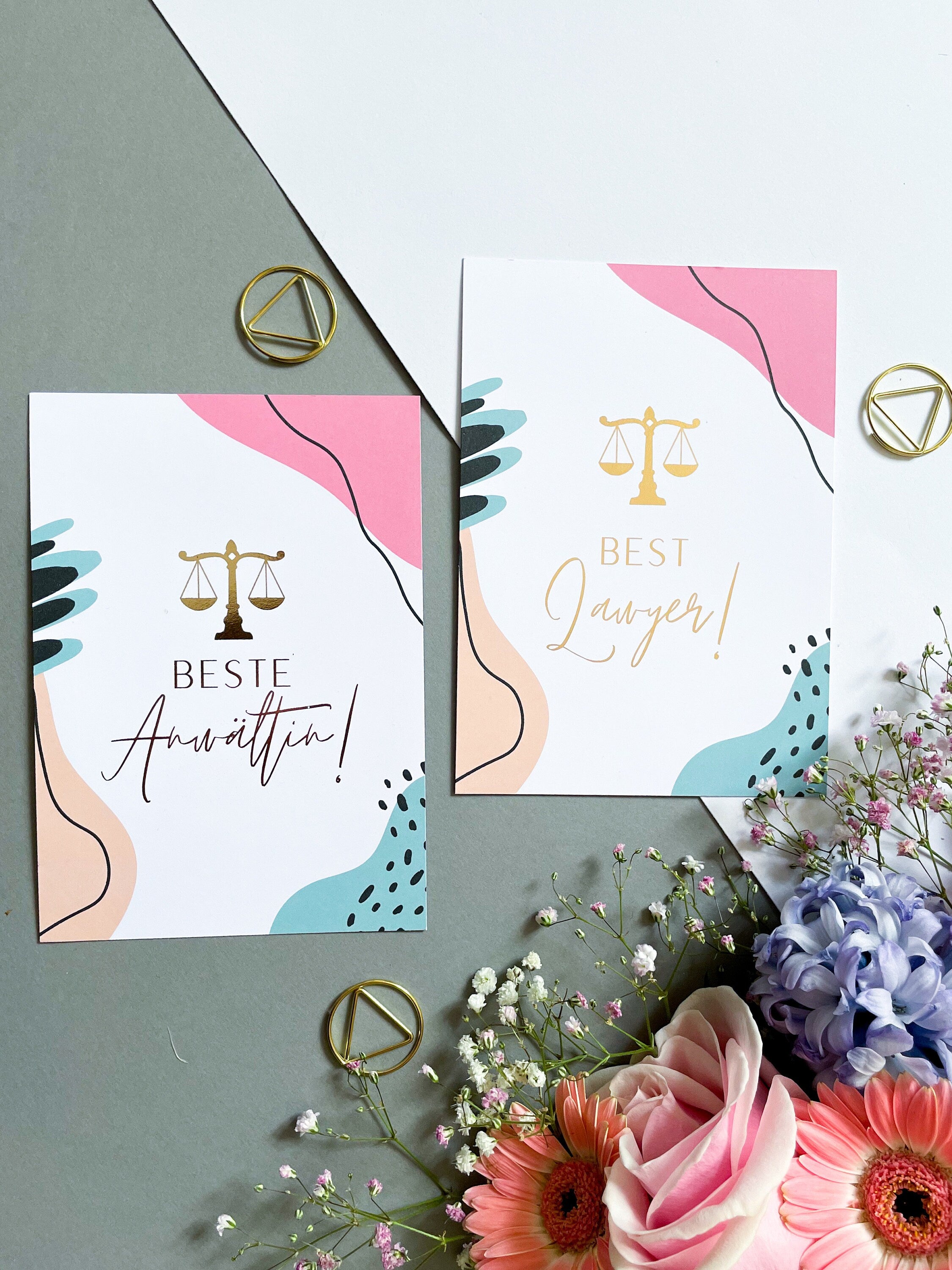 Beste Anwältin Postkarte - Juristische Karte für die Beste Anwältin oder angehende Anwältin - Best Lawyer
