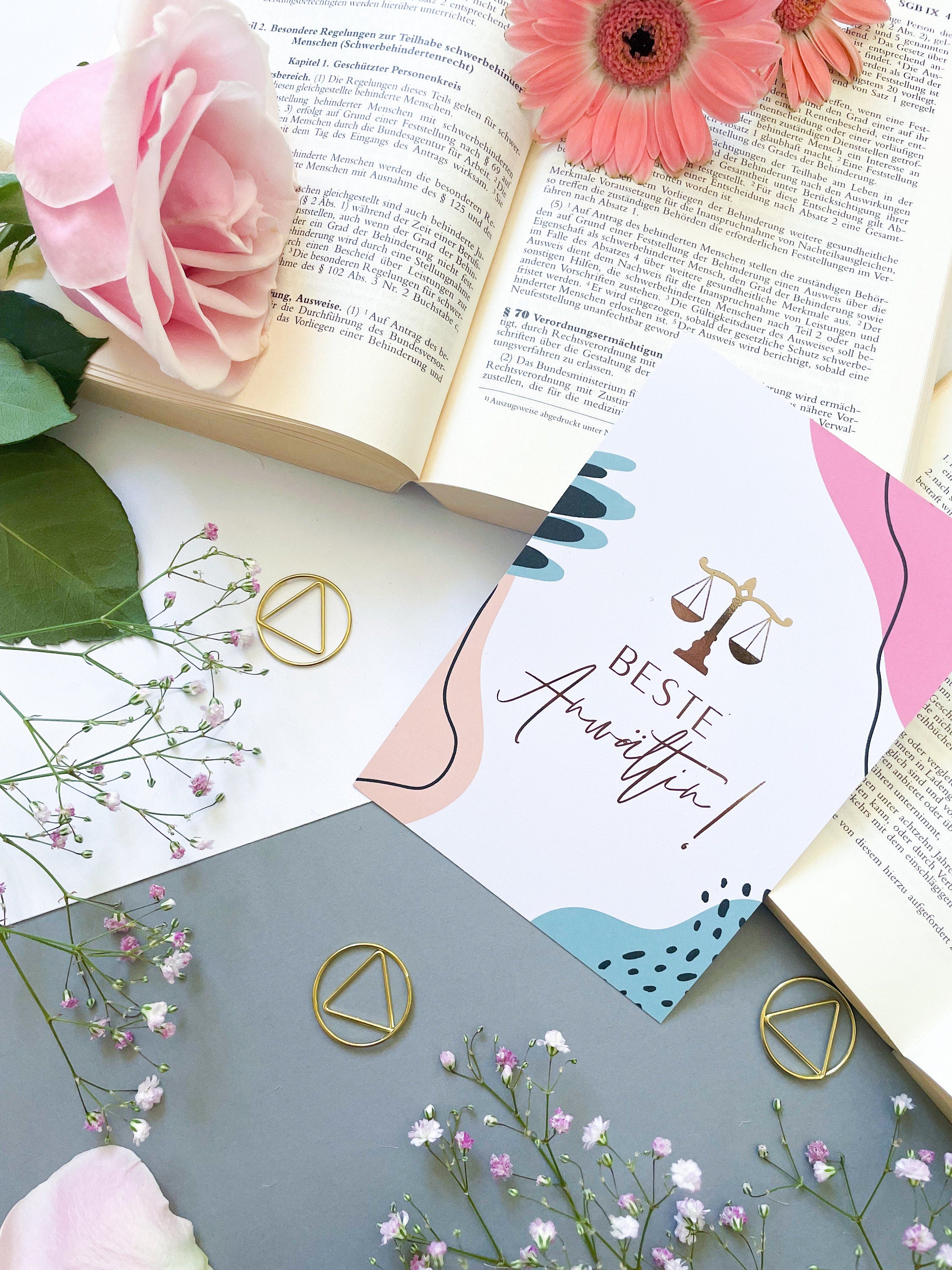 Beste Anwältin Postkarte - Juristische Karte für die Beste Anwältin oder angehende Anwältin - Best Lawyer
