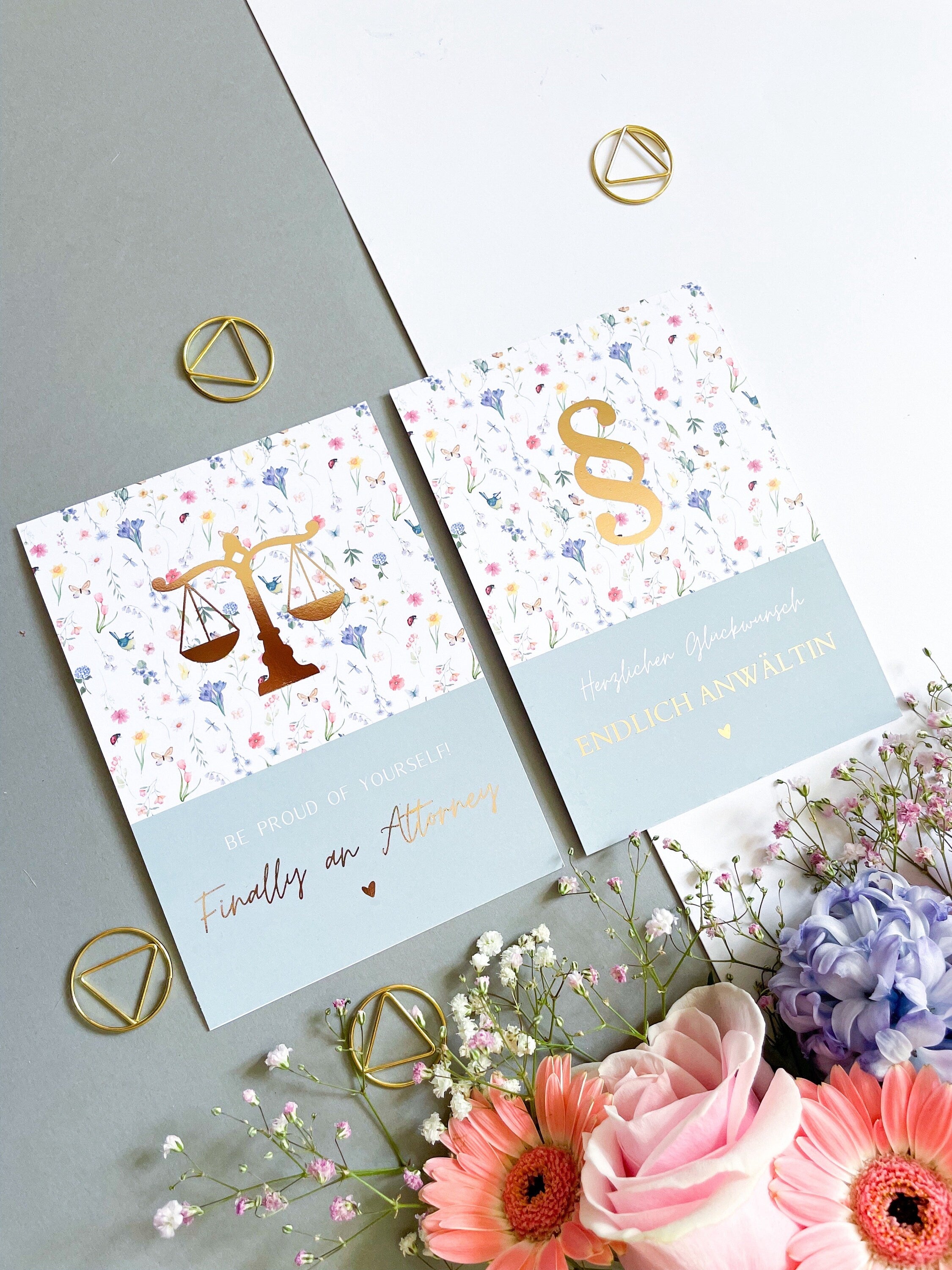 Finally an Attorney - Legal card for newly qualified lawyers/Attorney - Endlich Anwältin