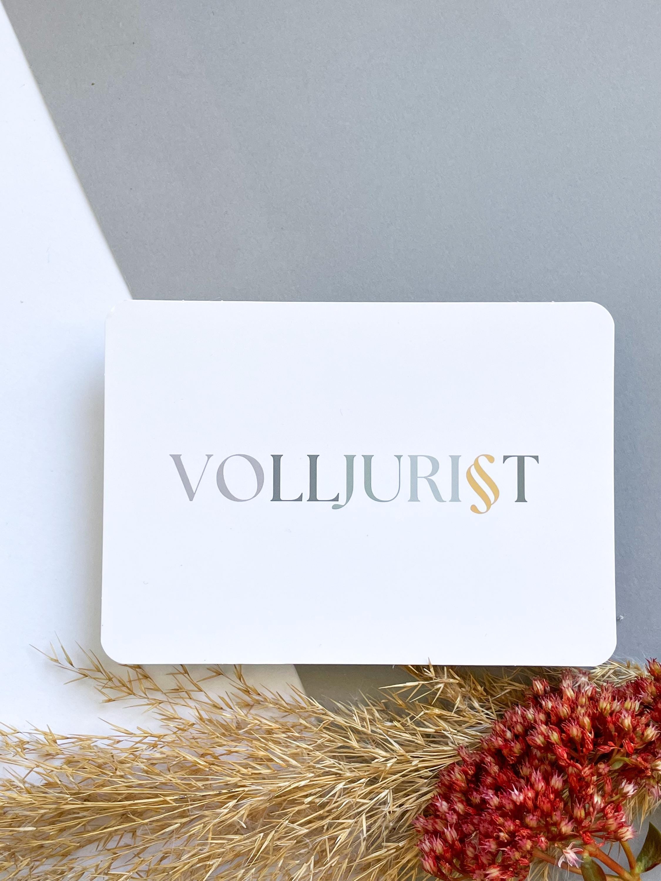 Volljurist Postkarte - Elegante Karte für Volljuristen, (frisch gebackene ) Anwälte