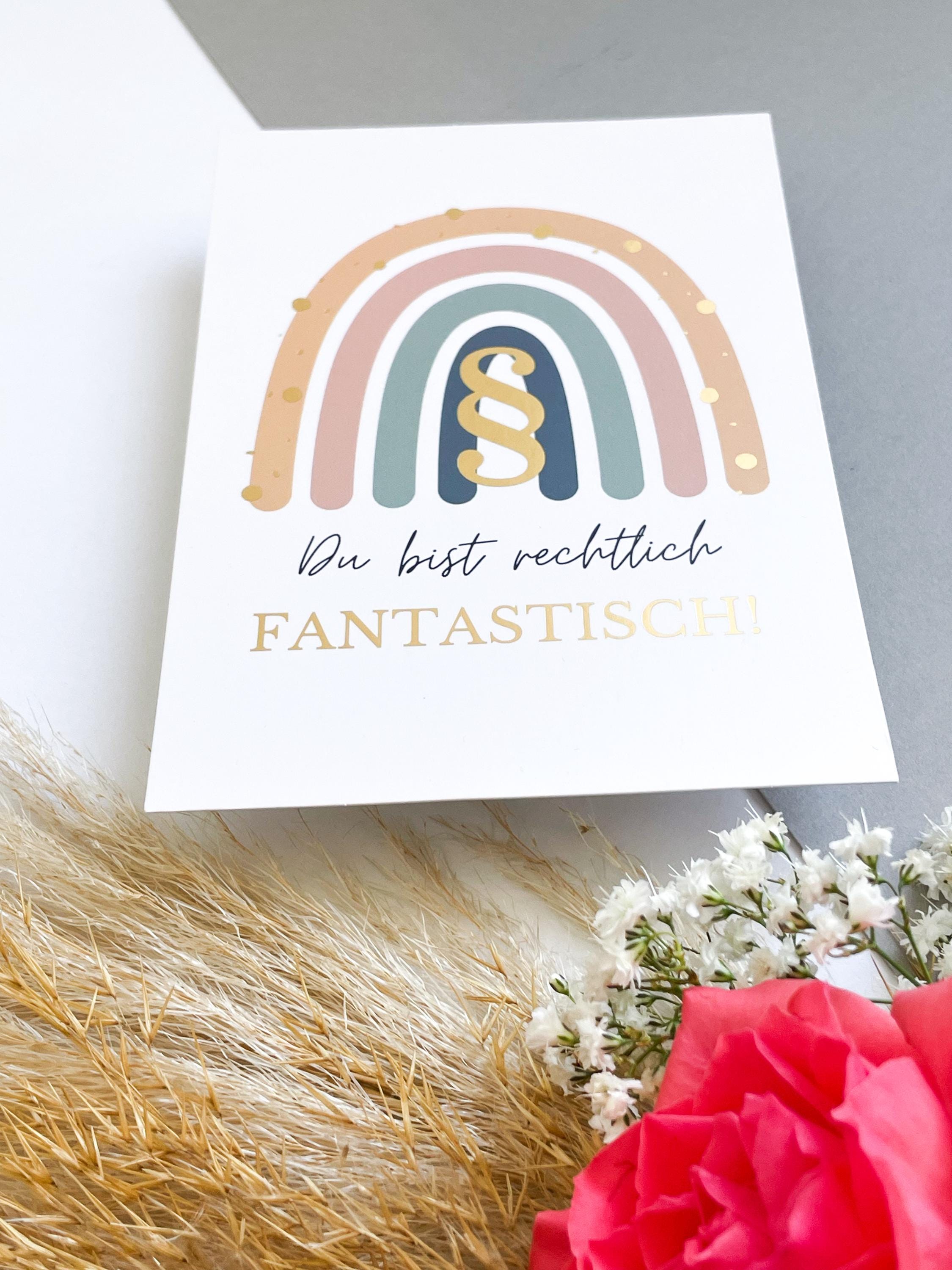 Rechtlich Fantastisch Postkarte - Juristische Karte für Juristen - legally amazing