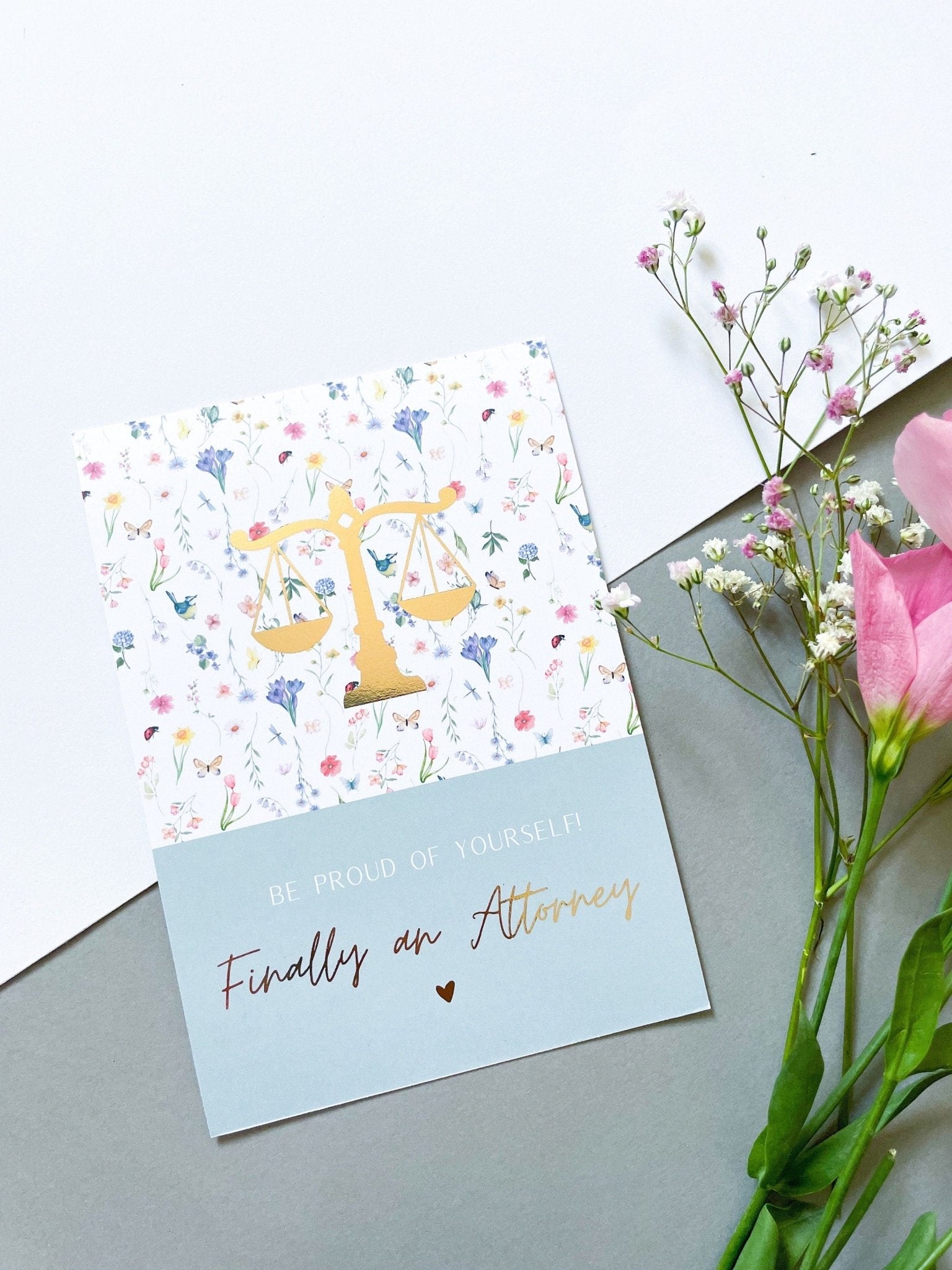 Finally an Attorney - Legal card for newly qualified lawyers/Attorney - Endlich Anwältin