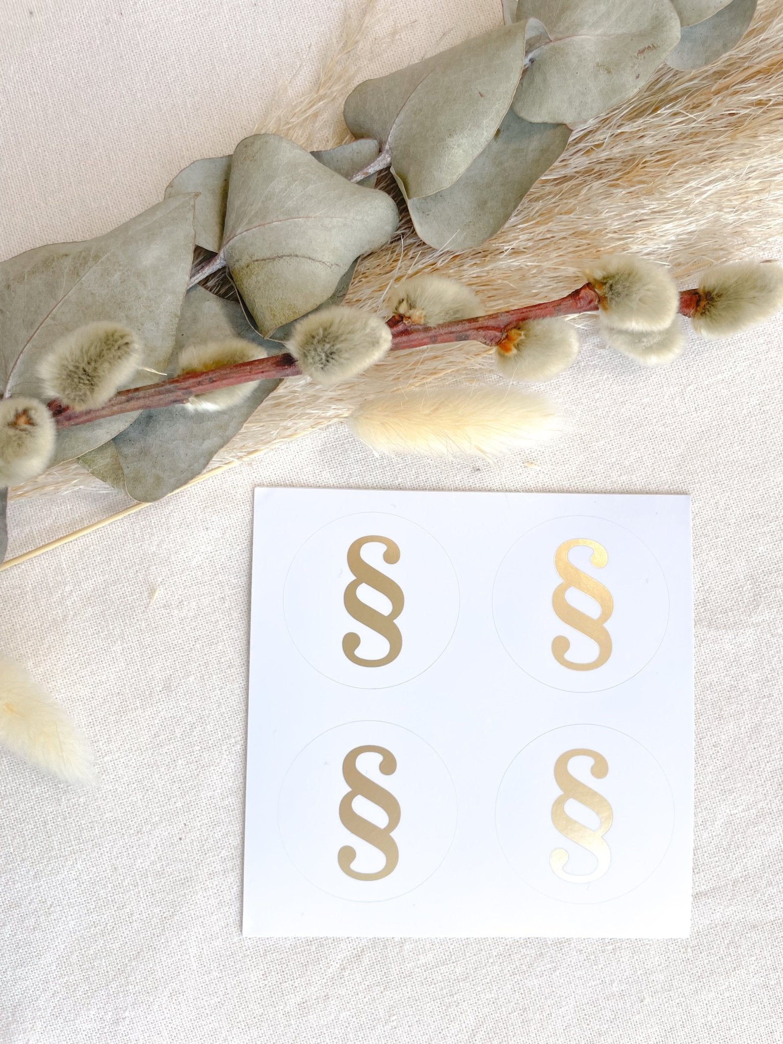 Sticker „Paragraph" – Goldfolien-Aufkleber Set für Juristen, Anwälte & Kanzleien