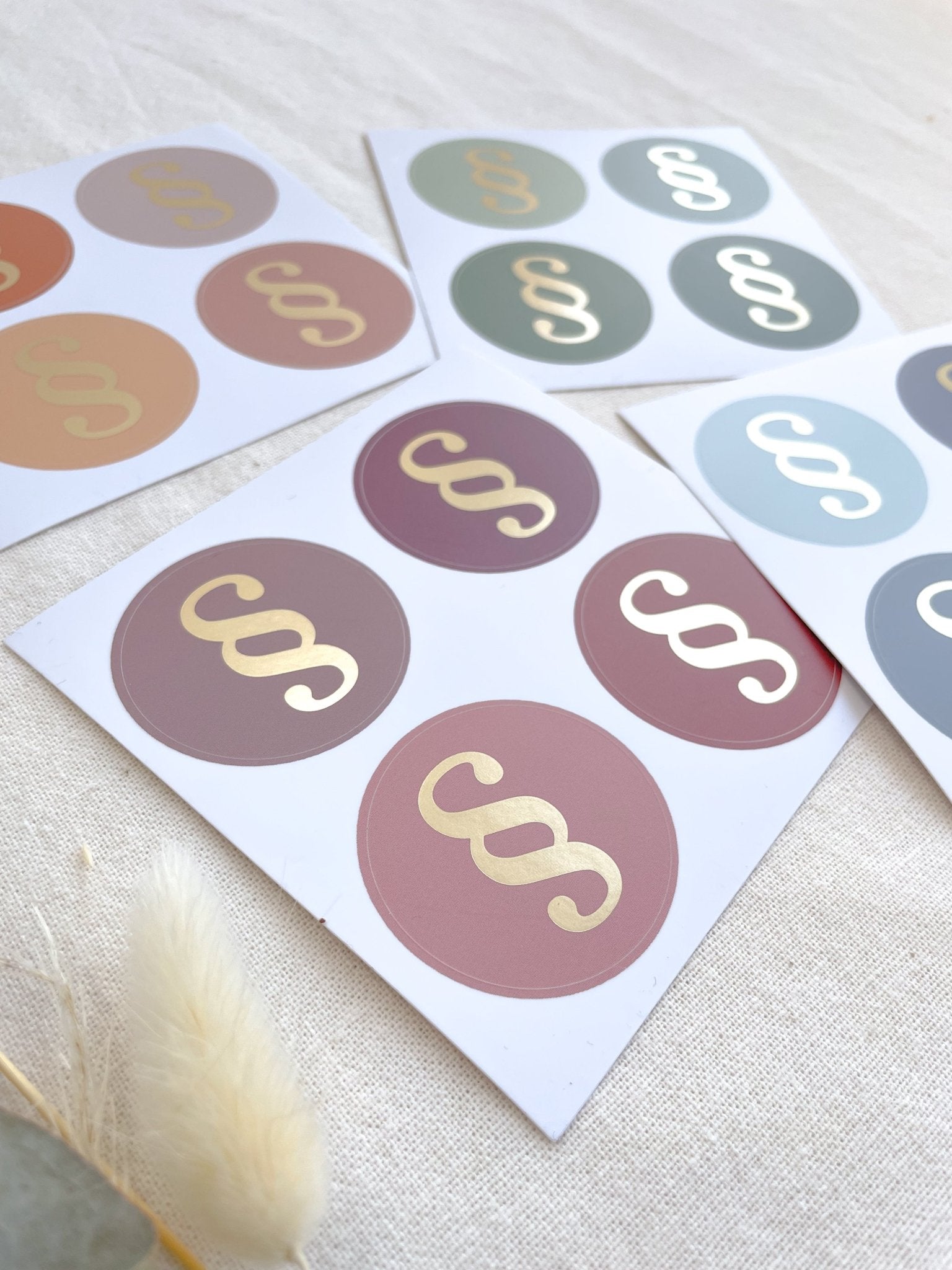 Sticker „Paragraph" – Goldfolien-Aufkleber Set für Juristen, Anwälte & Kanzleien