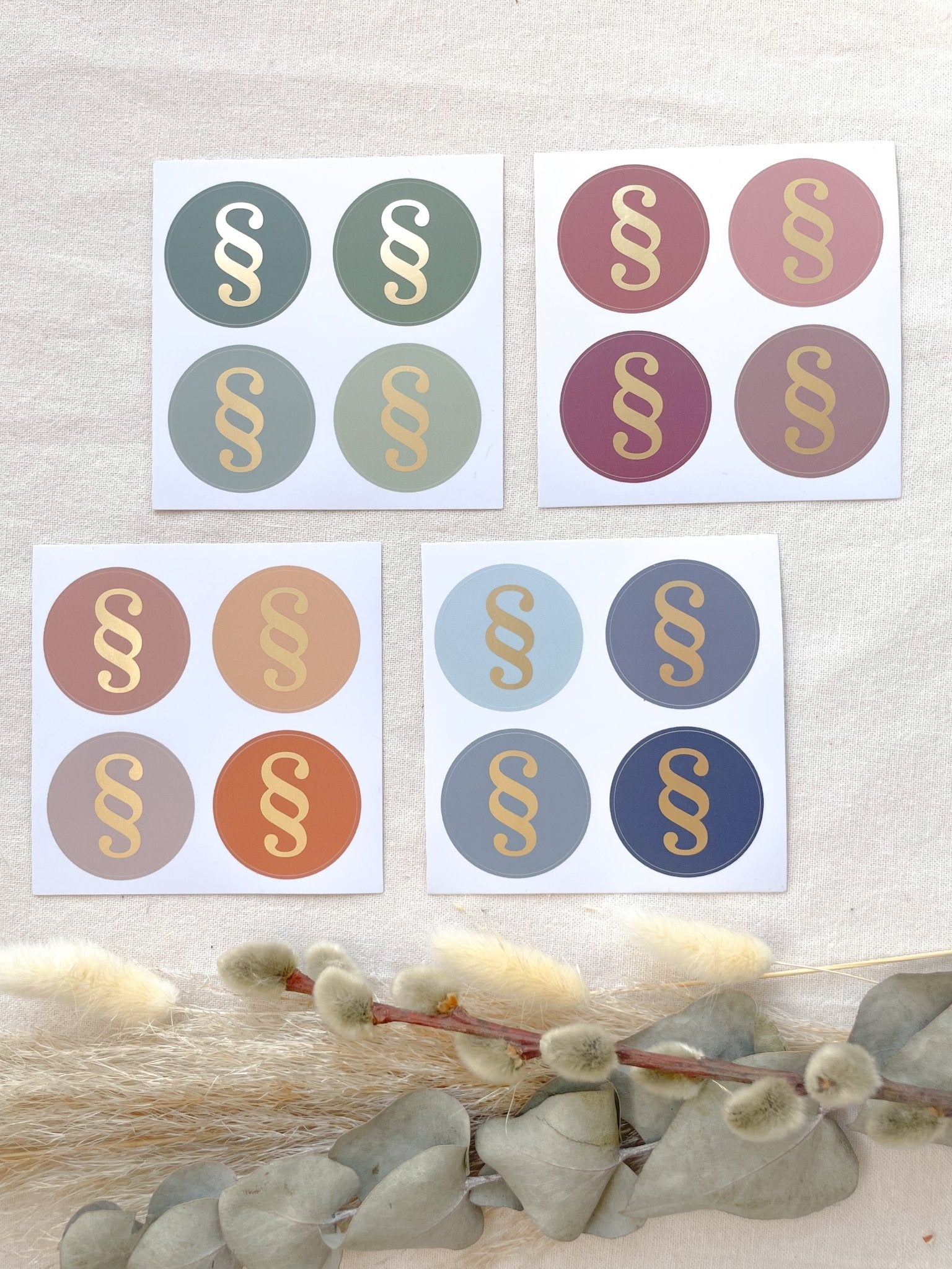 Sticker „Paragraph" – Goldfolien-Aufkleber Set für Juristen, Anwälte & Kanzleien